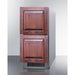 Summit Refrigerators Summit 15" Wide 2-Drawer All-Refrigerator, ADA Compliant (Panels Not Included) ADRD15PNR