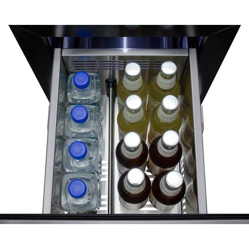 Summit Refrigerators Summit 15&quot; Wide 2-Drawer All-Refrigerator, ADA Compliant (Panels Not Included) ASDR1524PNR