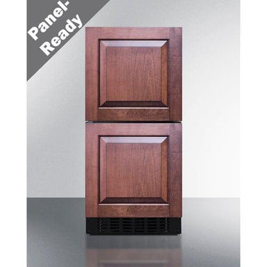 Summit Refrigerators Summit 15" Wide 2-Drawer All-Refrigerator, ADA Compliant (Panels Not Included) ASDR1524PNR