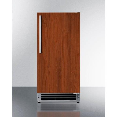 Summit Ice Makers Summit 15" Wide 25 lb. Drain-Free Icemaker, ADA Compliant (Panel Not Included) BIM26H32IF