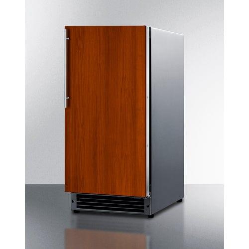 Summit Ice Makers Summit 15" Wide 25 lb. Drain-Free Icemaker, ADA Compliant (Panel Not Included) BIM26H32IF