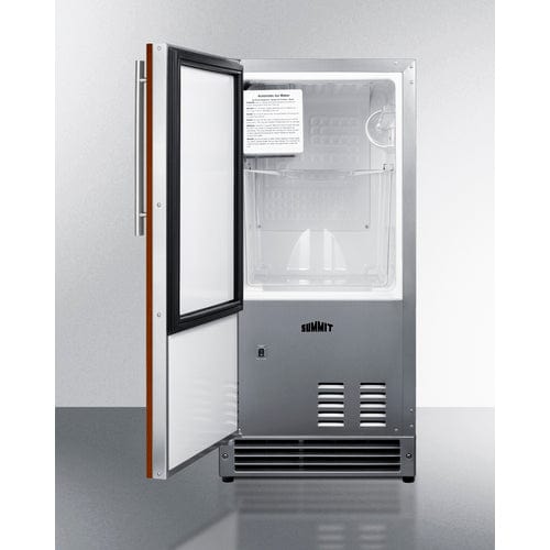 Summit Ice Makers Summit 15&quot; Wide 25 lb. Drain-Free Icemaker, ADA Compliant (Panel Not Included) BIM26H32IFLHD