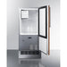 Summit Ice Makers Summit 15" Wide 25 lb. Drain-Free Icemaker (Panel Not Included) BIM26H34IF