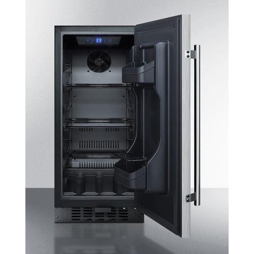 Summit Refrigerators Summit 15&quot; Wide Built-In All-Refrigerator, ADA Compliant ALR15BCSS