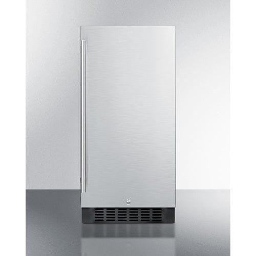 Summit Refrigerators Summit 15&quot; Wide Built-In All-Refrigerator, ADA Compliant ALR15BCSS