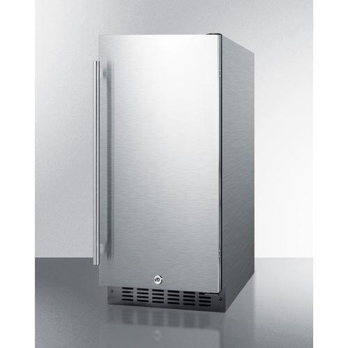 Summit Refrigerators Summit 15" Wide Built-In All-Refrigerator, ADA Compliant ALR15BCSS