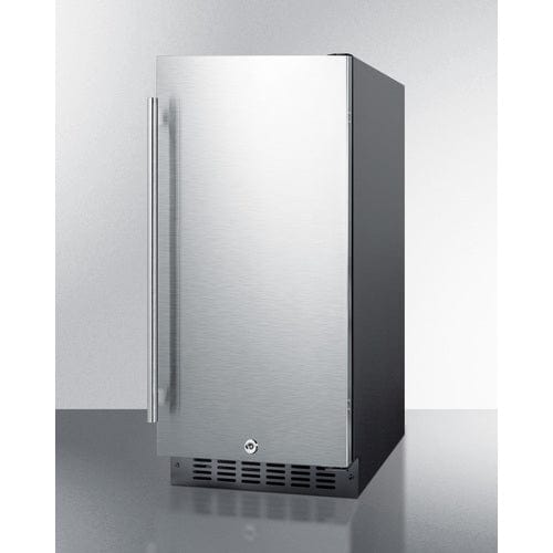 Summit Refrigerators Summit 15&quot; Wide Built-In All-Refrigerator, ADA Compliant ALR15BSS