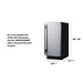 Summit Refrigerators Summit 15" Wide Built-In All-Refrigerator, ADA Compliant ASDS1523