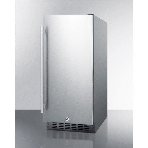 Summit Refrigerators Summit 15&quot; Wide Built-In All-Refrigerator FF1532BCSS