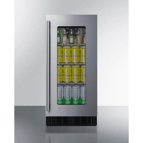 Summit Beverage Center Summit 15" Wide Built-In Beverage Center, ADA Compliant ASDG1521