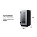 Summit Beverage Center Summit 15" Wide Built-In Beverage Center, ADA Compliant ASDG1521