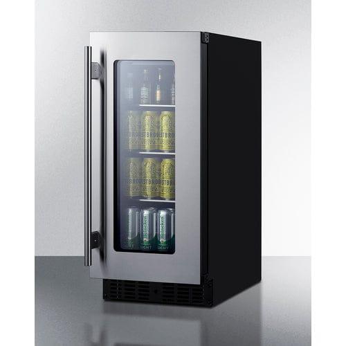 Summit Beverage Center Summit 15&quot; Wide Built-In Beverage Center, ADA Compliant ASDG1521