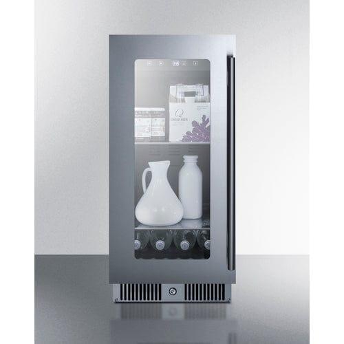 Summit Beverage Center Summit 15" Wide Built-In Beverage Center CL156BVLHD
