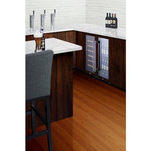 Summit Beverage Center Summit 15&quot; Wide Built-In Beverage Center (Panel Not Included) SCR1536BGPNR