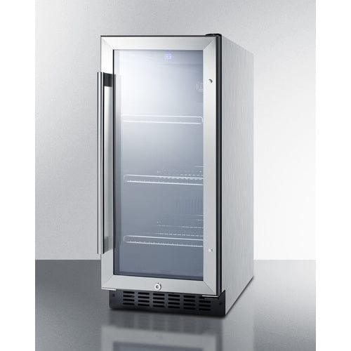 Summit Beverage Center Summit 15" Wide Built-In Beverage Center SCR1536BGCSS