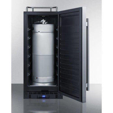 Summit Kegerator Summit 15" Wide Built-In Kegerator SBC15NKCSS