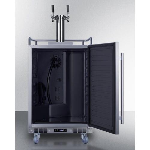 Summit Kegerator Summit 15" Wide Built-In Kegerator SBC682CFTWIN