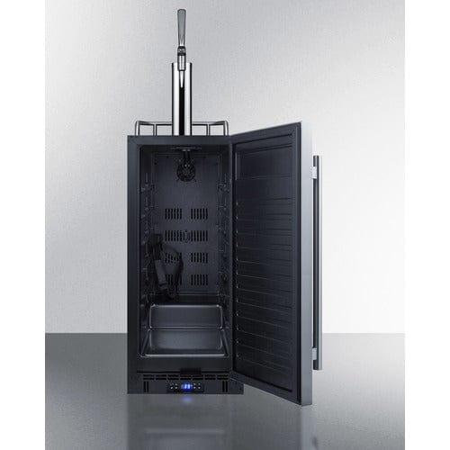 Summit Kegerator Summit 15" Wide Built-In Nitro Coffee Kegerator SBC15NCF