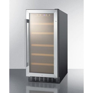 Summit Wine Cellar SUmmit 15" Wide Built-In Wine Cellar, ADA Compliant ALWC15