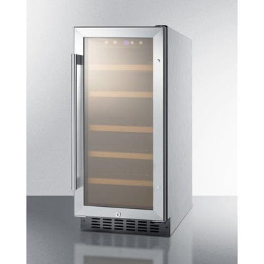 Summit Wine Cellar Summit 15" Wide Built-In Wine Cellar, ADA Compliant ALWC15CSS