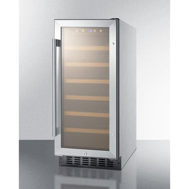 Summit Wine Cellar Summit 15" Wide Built-In Wine Cellar SWC1535BCSS