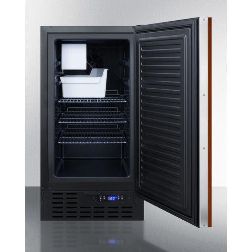 Summit Ice Makers Summit 18" 8 lb. Drain-Free Icemaker, ADA Compliant (Panel Not Included) BIM18IFADA