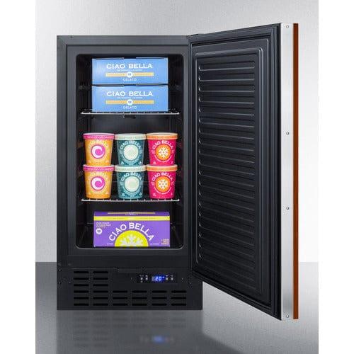 Summit Freezers Summit 18" Built-In All-Freezer, ADA Compliant (Panel Not Included) SCFF1842IFADA