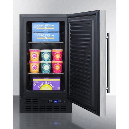 Summit Freezers Summit 18&quot; Built-In All-Freezer, ADA Compliant SCFF1842CSSADA