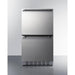 Summit Refrigerators Summit 18" Wide 2-Drawer All-Refrigerator, ADA Compliant (Panels Not Includaed) ADRD18PNR