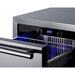 Summit Refrigerators Summit 18" Wide 2-Drawer All-Refrigerator, ADA Compliant (Panels Not Includaed) ADRD18PNR