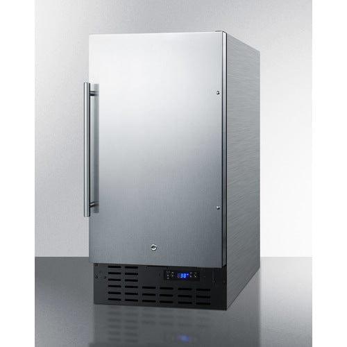 Summit Refrigerators Summit 18&quot; Wide Built-In All-Refrigerator, ADA Compliant FF1843BCSSADA