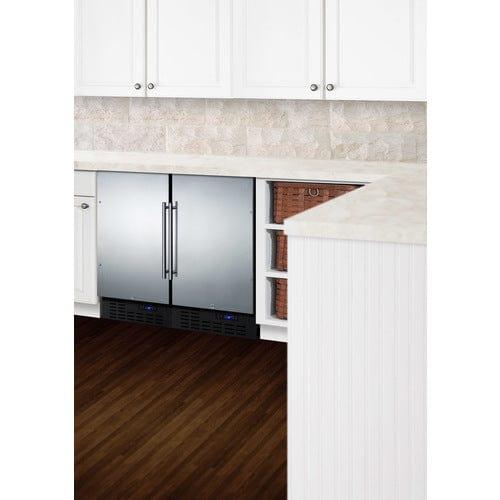 Summit Refrigerators Summit 18&quot; Wide Built-In All-Refrigerator, ADA Compliant FF1843BCSSADA