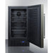 Summit Refrigerators Summit 18" Wide Built-In All-Refrigerator, ADA Compliant FF1843BKSADA