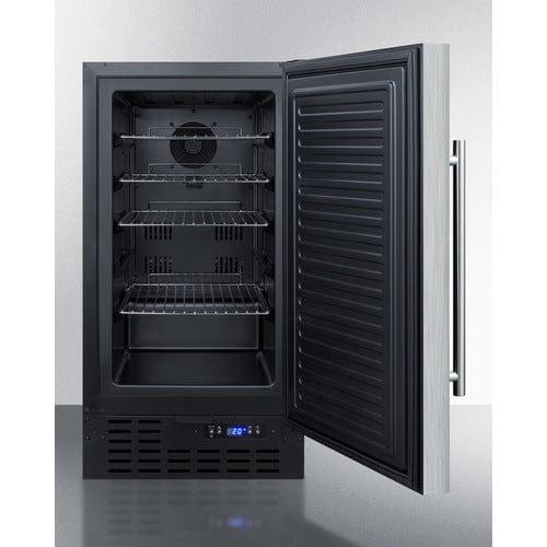 Summit Refrigerators Summit 18" Wide Built-In All-Refrigerator, ADA Compliant FF1843BSSADA