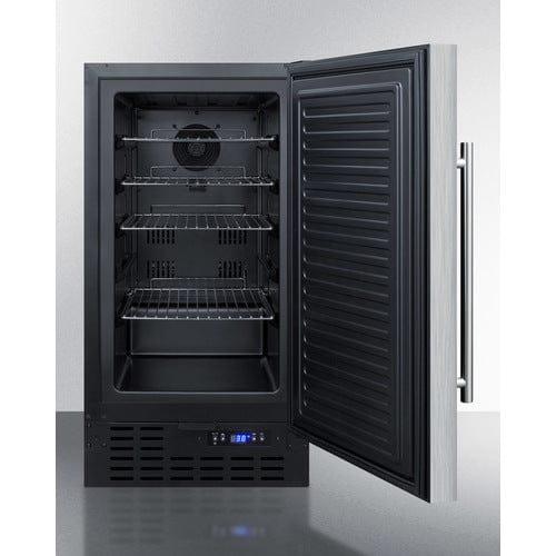 Summit Refrigerators Summit 18" Wide Built-In All-Refrigerator FF1843BCSS