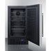 Summit Refrigerators Summit 18" Wide Built-In All-Refrigerator FF1843BCSS