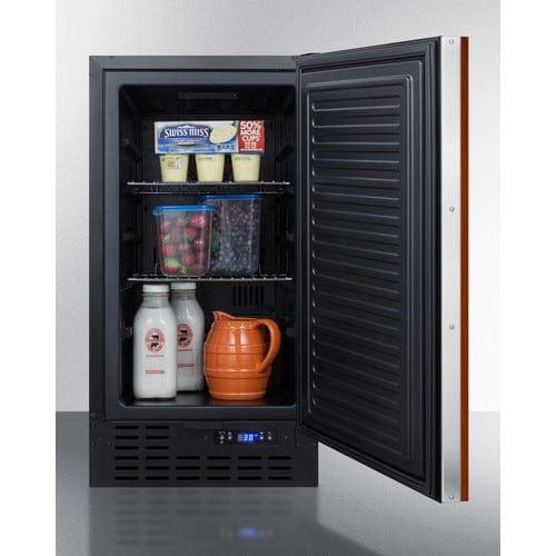 Summit Refrigerators Summit 18&quot; Wide Built-In All-Refrigerator (Panel Not Included) FF1843BIF