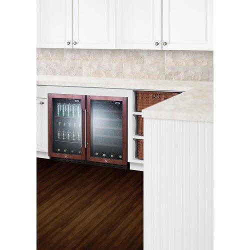 Summit Beverage Center Summit 18&quot; Wide Built-In Beverage Center, ADA Compliant (Panel Not Included) SCR1841BPNRADA