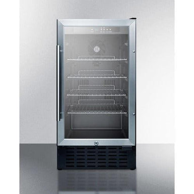 Summit Beverage Center Summit 18" Wide Built-In Beverage Center, ADA Compliant SCR1841BCSSADA