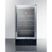 Summit Beverage Center Summit 18" Wide Built-In Beverage Center, ADA Compliant SCR1841BCSSADA
