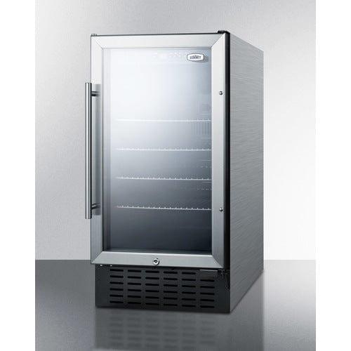 Summit Beverage Center Summit 18" Wide Built-In Beverage Center, ADA Compliant SCR1841BCSSADA