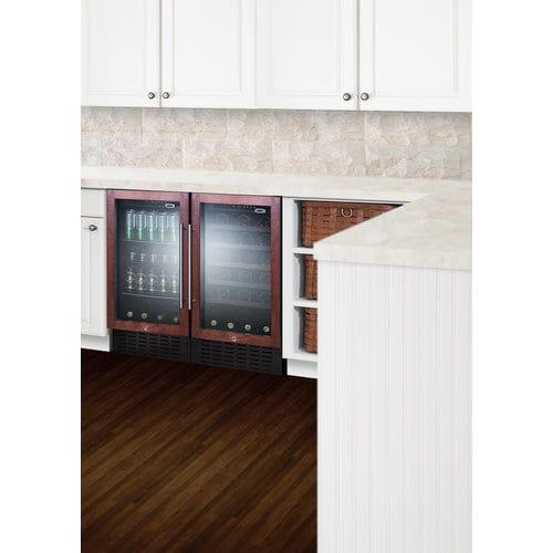 Summit Beverage Center Summit 18&quot; Wide Built-In Beverage Center (Panel Not Included) SCR1841BPNR