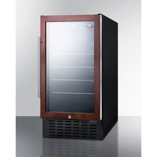 Summit Beverage Center Summit 18&quot; Wide Built-In Beverage Center (Panel Not Included) SCR1841BPNR