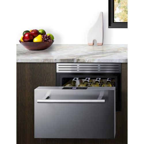 Summit Freezers Summit 18" Wide Built-In Wine/Beverage Cooler Drawer COOL1D