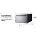 Summit Freezers Summit 18" Wide Built-In Wine/Beverage Cooler Drawer COOL1D