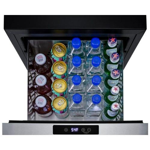 Summit Freezers Summit 18&quot; Wide Built-In Wine/Beverage Cooler Drawer COOL1D