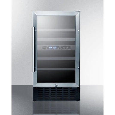 Summit Wine Cellar Summit 18" Wide Built-In Wine Cellar, ADA Compliant SWC182ZCSSADA