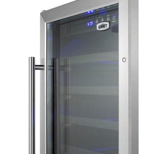 Summit Beverage Center Summit 18" Wide Built-In Wine Cellar, ADA Compliant SWC1840BADA