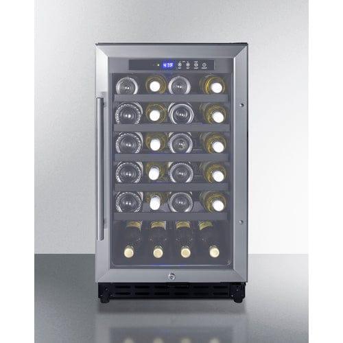 Summit Beverage Center Summit 18" Wide Built-In Wine Cellar, ADA Compliant SWC1840BCSSADA