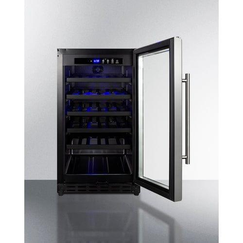 Summit Beverage Center Summit 18" Wide Built-In Wine Cellar, ADA Compliant SWC1840BCSSADA